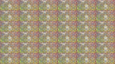 Gri ve nötr renklerde. Çiçek buketleriyle klasik tarzda kusursuz desenler. Raster illüstrasyonu.