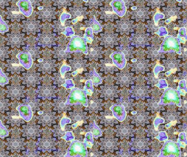 Küçük çaplı çiçeklerdeki basit şirin desenler. Tekstil veya kitap kapakları, imalat, duvar kağıtları, baskı, hediye paketi ve yapıştırma kitabı için çiçek eskizi geçmişi. Raster illüstrasyonu.