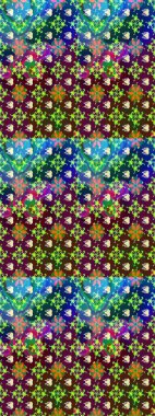 Raster illüstrasyonu. Klasik tropikal doğal elementlerin suluboya seti. Egzotik çiçekler, botanik parlak klasik mor renkler.