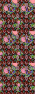 Eskiz Vintage Çiçek Deseni. Raster Kalça dokusu deseni.