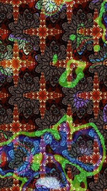 Çiçek arkaplan. Küçük çiçekte güzel bir desen var. Çiçek kolajı. - Kahverengi ve siyah çiçekler. Raster deseni. Doğa. Çiçek bileşimi.