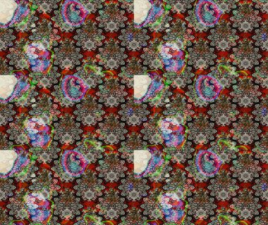 Raster düz çiçek çizim deseni. Hediye ambalaj kağıdı, tebrik kartları, posterler ve pankart tasarımı. Gri renkli çiçekler.