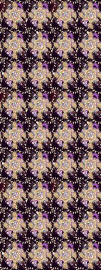 Şirin çiçek elementleri. Düz Çiçek Elementleri Tasarımı. Renkli Bahar Teması eskiz kalıbı. Taslak desenli, modaya uygun kumaş deseni. Raster illüstrasyonu.