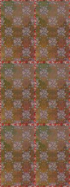 Kahverengi ve bej çiçekli bahar çiçekleri. Moda baskıları için zarif bir şablon. Küçük çiçekte güzel bir desen. Küçük renkli çiçekler. Motley illüstrasyonu.