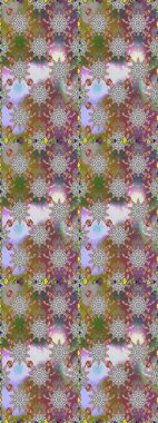 Küçük çiçekteki sevimli çiçek deseni. Gri ve kahverengi renkte çiçekler.