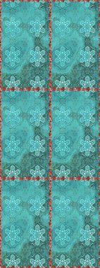 Raster Hip kumaş deseni. Kusursuz Vintage Çiçek Deseni.