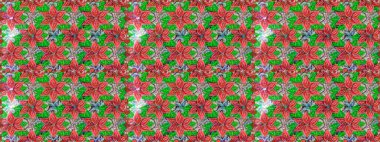 Kusursuz Renksiz Bahar Temalı Kusursuz Arkaplan. Yeşil ve pembe renkli çiçekler. Sevimli çiçek raster deseni. Düz Çiçek Elementleri Tasarımı.