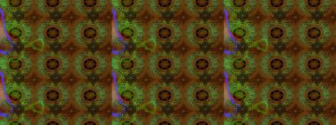 Küçük çiçekteki sevimli çiçek deseni. Kahverengi renkte yaz çiçekleri. Raster illüstrasyonu. Raster deseni.