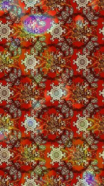 Raster illüstrasyonu. Egzotik çiçekler, renkler üzerine parlak botanik klasik doğa. Klasik tropikal doğal elementlerin suluboya seti.