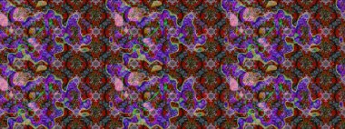 Çiçekli çiçek deseni, suluboya. Renkli Bahar Teması eskiz kalıbı. Düz Çiçek Elementleri Tasarımı. Kahverengi, kırmızı ve nötr renklerde çiçekler. Raster illüstrasyonu.