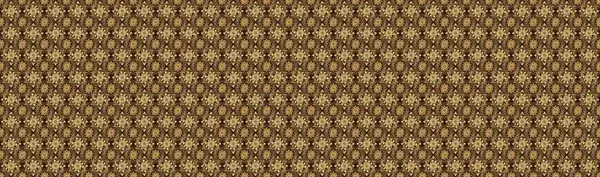 Kahverengi ve nötr renklerde altın element. Davetiyeler, kartlar, web sayfası için Raster illüstrasyon. Çizgi sanatı tasarım şablonu için kusursuz sınır. Doğu tarzı element. Altın çizgili çiçek dekoru.