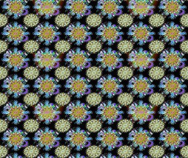 Raster dikişsiz şirin çiçek deseni. Tatil havası. Nazik romantik baskı. Bahar mevsimi.