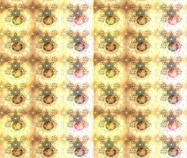 Bej renkli çiçeklerle birlikte çiçek deseni çiz. Suluboya stilinde bej renkte çiçekler.