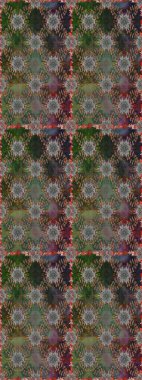 Çiçekle kusursuz desen. Gri ve kahverengi renkli çiçekler. Düz Çiçek Elementleri Tasarımı. Renkli Bahar Teması Kusursuz Arkaplan.