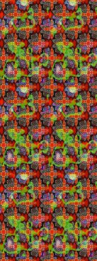 Üst manzara, yumuşak kahverengi ve kırmızı renk tarzı. Çiçek kompozisyonu, el boyası, hassas şablon. Sevgililer günü ve tebrik kartı konsepti için şık bir davetiye. Manzaralı çiçek deseni.