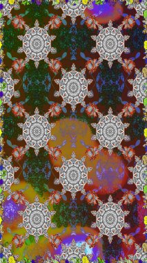 Çiçek arkaplan. Güzel kumaş deseni. Kusursuz raster deseni.