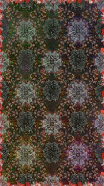 Küçük ölçekli çiçek basit şirin desende. Üretim, duvar kağıdı, baskı, hediye paketi ve scrapbooking Tekstil veya kitap için çiçek sorunsuz arka plan kapsar. Raster illüstrasyon.