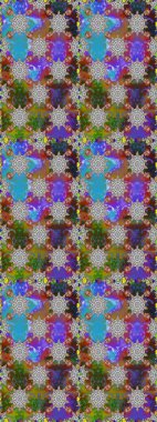 Raster illüstrasyonu. Çiçek deseni. Çiçeksiz arka plan. Şatafatlı bahar bahçesi dokusu.