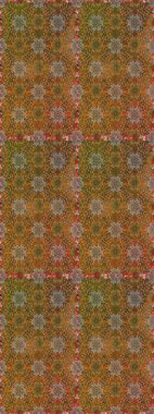 El çizimi, soyut ve süslü elementler. Klasik çiçekler. Yaz çiçekleri teması. Suluboya resim taklit Raster çizimi. Kahverengi ve bej renkler.