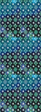 Simple cute pattern in small-scale flowers. Raster illustration. Floral sketch background for textile or book covers, manufacturing, wallpapers, print, gift wrap and scrapbooking.