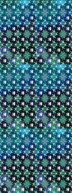 Simple cute pattern in small-scale flowers. Raster illustration. Floral sketch background for textile or book covers, manufacturing, wallpapers, print, gift wrap and scrapbooking.