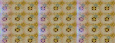 Yumuşak, bahar çiçekli arka plan. Çiçekli karalama şeklinde Raster çiçek deseni. Bej renkte çiçekler.