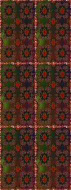 Tekstil, tebrik kartı, boyama kitabı, telefon kılıfı baskısı için kullanılabilir. Kızılderili desenli desenli desenli şal deseni. Etnik Mandala süsü. Raster Henna dövme stili.