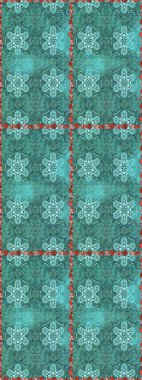 Elle çizilmiş. Raster resim. Sorunsuz çiçek desenli çiçekli, halk tarzında bırakır.