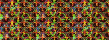 Çiçek desenli eskiz, darbeler, sıçramalar, yaz çiçekleri. Raster illüstrasyonu. Siyah ve kahverengi renkte çiçekler.