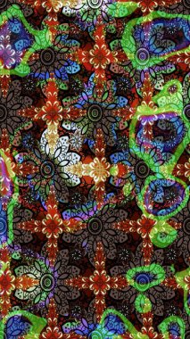 Çiçekli karalama şeklinde Raster çiçek deseni. Yumuşak, yaz çiçekli arka plan. Kahverengi ve siyah renkte çiçekler.