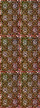 Güzel kumaş deseni. Raster suluboya deseni, narin çiçekler, kahverengi çiçekler, tebrik kartı şablonu..