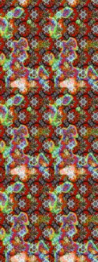 Kumaş, tekstil, duvar kağıdı baskısı için. Raster. Eskiz geçmişi. Eski usul. Tomurcukları çiçek olan sevimli bir çiçek deseni. Raster illüstrasyonu.