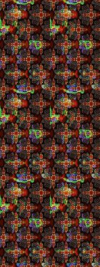 Raster deseni. Kahverengi ve siyah el çizimi desen. Karalama çiçekleri çizim kalıbı. Sanat ilham verici ve siyah stil çiçekler ve arkaplan bırakır.