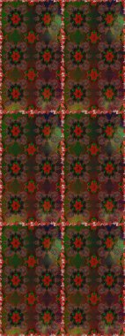 Çizgisiz desen. Raster Moda kumaş deseni. Şirin çiçekler..