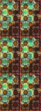 Raster resim. Çiçek desenli çiçek ve yaprakları ile. Sevimli küçük çiçek desenle.