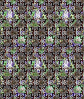 Eskiz arkaplan modeli. Yapraklı çiçekler ve kır renkli papatya çiçekleri. Raster - stok.