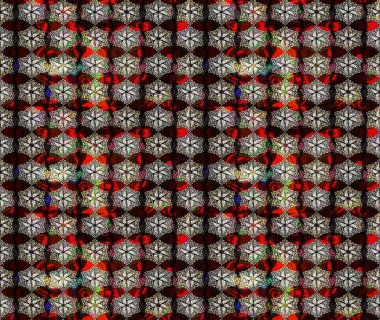 El çizimi. Güzel kumaş deseni. Çiçekler, dallar, bitkiler ve çiçekler. Raster illüstrasyonu.