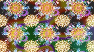 Kahverengi ve nötr renklerde çiçekler. Nazik, narin çiçek arkaplanı. Raster çiçek desenli ve çiçekli..