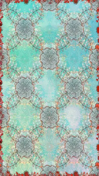 Düz Çiçek Elementleri Tasarımı. Tarafsız renklerde çiçekler. Renkli Yaz Temalı Kusursuz Arkaplan. Raster illüstrasyonunda trendsiz çiçek deseni.