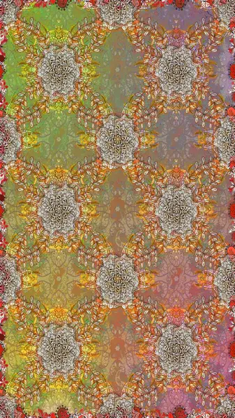 Küçük çiçekte güzel bir desen. Çiçekli bahar çiçekleri. Kusursuz. Küçük renkli çiçekler. Moda baskıları için zarif bir şablon. Motley illüstrasyonu.