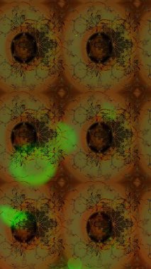 Küçük kahverengi çiçeklerdeki oldukça eski bir besin torbası deseni. Tekstil, kumaş, kapaklar, duvar kağıtları, baskı, paket, koleksiyon defteri, örgü, dekupaj için çiçek arkaplanı..