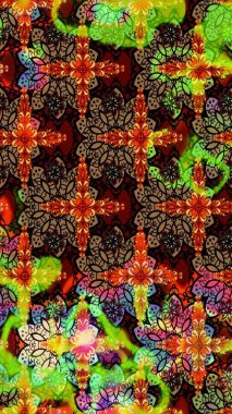 Küçük çiçekteki sevimli çiçek deseni. Siyah ve kahverengi renkte çiçekler.