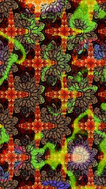 Küçük çiçekteki sevimli çiçek deseni. Siyah ve kahverengi renkte çiçekler.