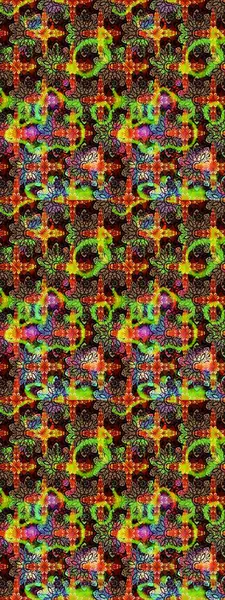 Raster Hip kumaş deseni. Eskiz Vintage Çiçek Deseni.