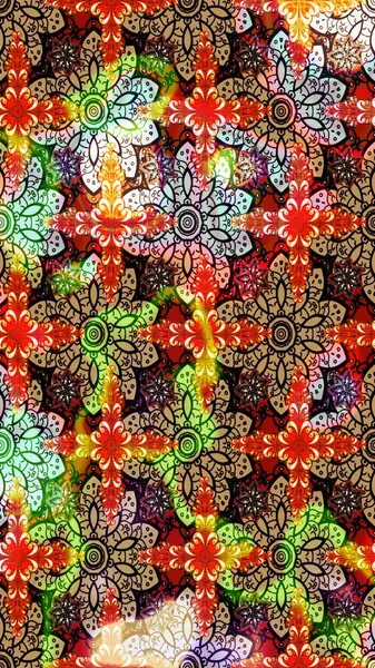 Tekstil ve kapak tasarımı için mükemmel. Doodle tarzı. Kırmızı ve siyah renkte çiçekler. Elle çizilmiş sonbahar çiçeği deseni. Renkli kırmızı ve siyah çizim deseni.