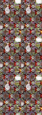 Çiçekli el çizimi çizimi deseni. Modern gelişim, gri raster arka plan duvar kağıdı çizimi, klasik çizgiler, desenli desenli çiçekler, çiçekli süsler..