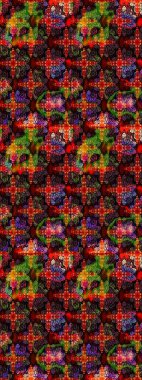 Yumuşak pamuk tasarımı. Paketleme, tekstil, duvar kâğıdı için çiçek eskizi. Raster 'ın taze dokusu. Yumuşak fayans. Klasik çiçek deseni.