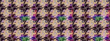 Çiçekli karalama şeklinde Raster çiçek deseni. Bej renkli çiçekler. Nazik, narin çiçek arkaplanı.