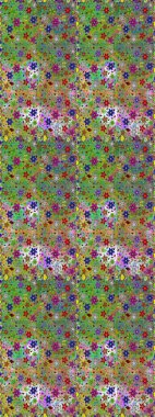 Sınır Kızılderili çiçekli paisley patten. Tebrik kartı geçmişi, boyama kitabı, arkaplan ve tekstil için kullanılabilir. Kusursuz süs izi. Raster Henna tarzı. Etnik Mandala havlusu.