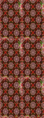 Çiçek deseni. Raster illüstrasyonu. Şatafatlı bahar bahçesi dokusu. Çiçeksiz arkaplan.